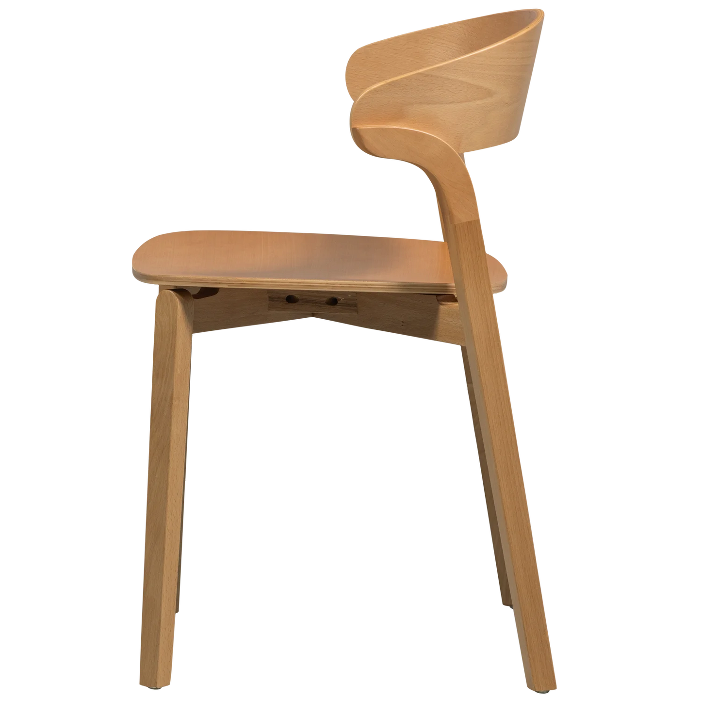 Cras Eetkamerstoel Naturel/Zwart