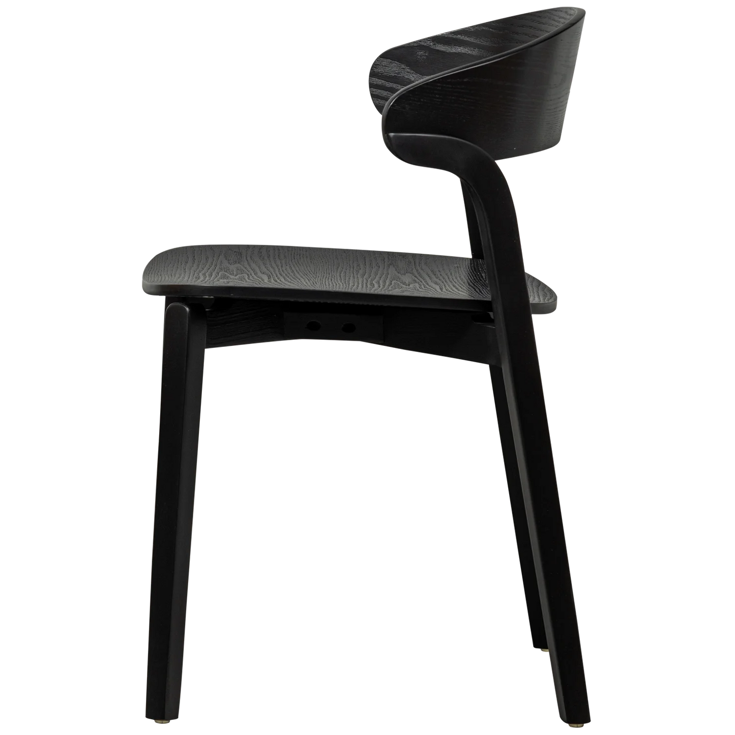 Cras Eetkamerstoel Naturel/Zwart