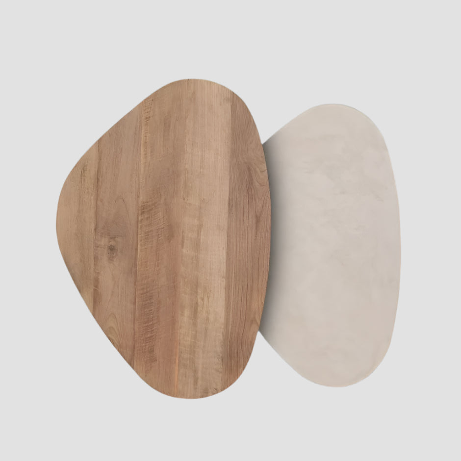 Salontafel Pebble Bliss Mortex Teakhout