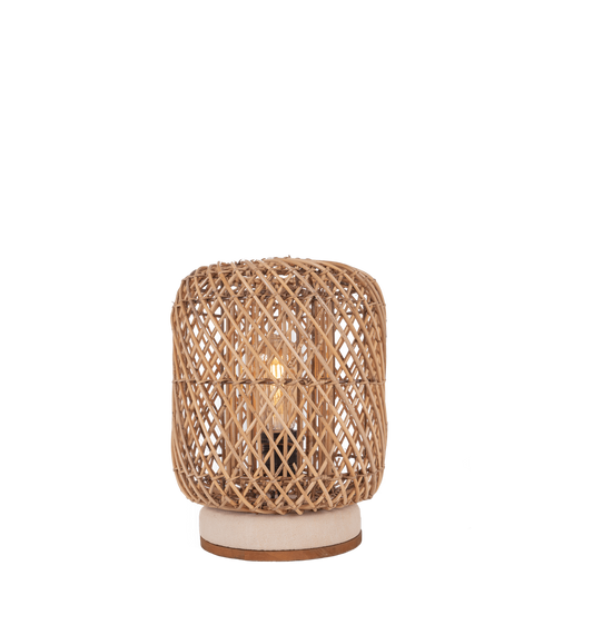 Palma Rattan Tafellamp