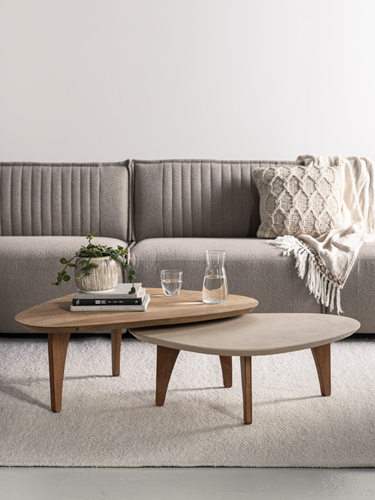 Salontafel Pebble Bliss Mortex Teakhout