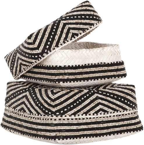 MUST Uluwatu Mandenset Zwart/Wit