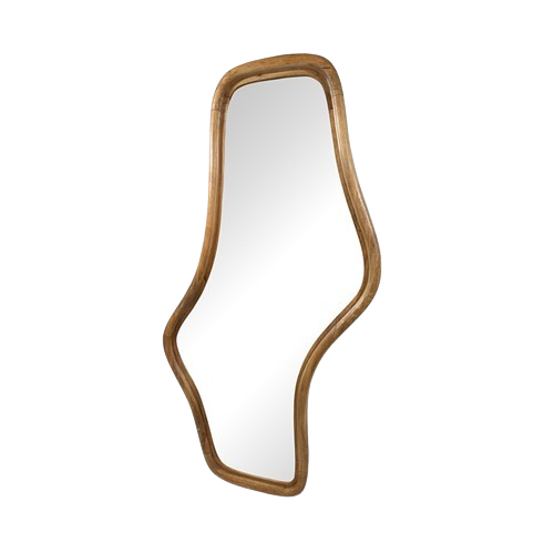 Wavy Naturel Spiegels